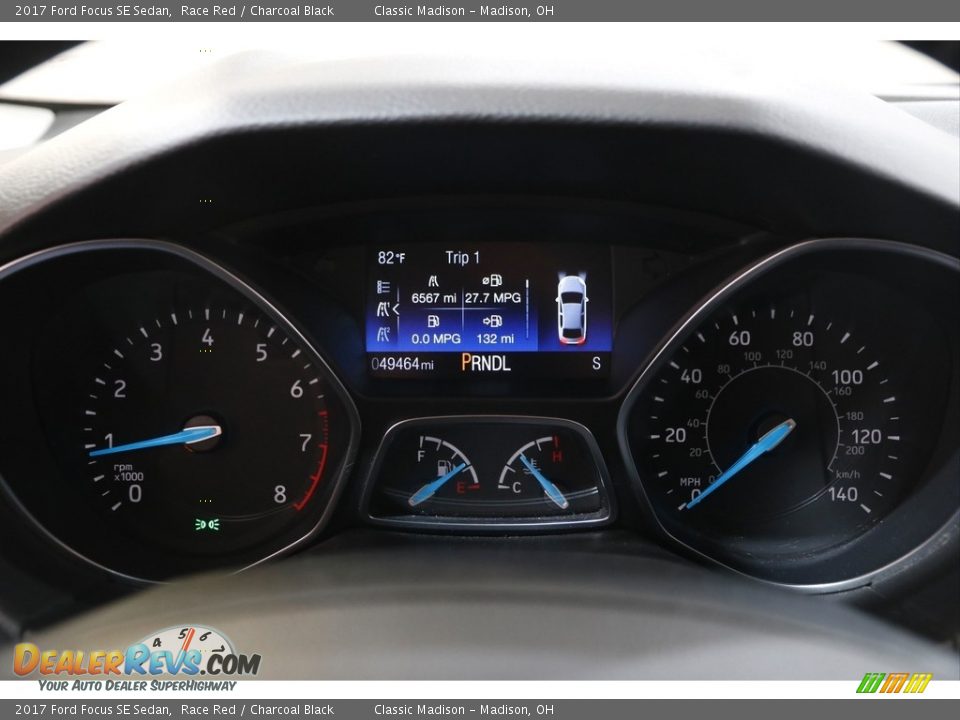 2017 Ford Focus SE Sedan Race Red / Charcoal Black Photo #8