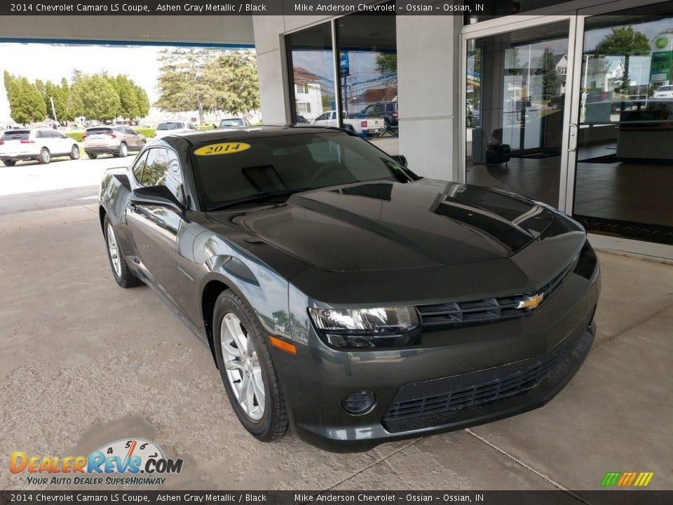 2014 Chevrolet Camaro LS Coupe Ashen Gray Metallic / Black Photo #2