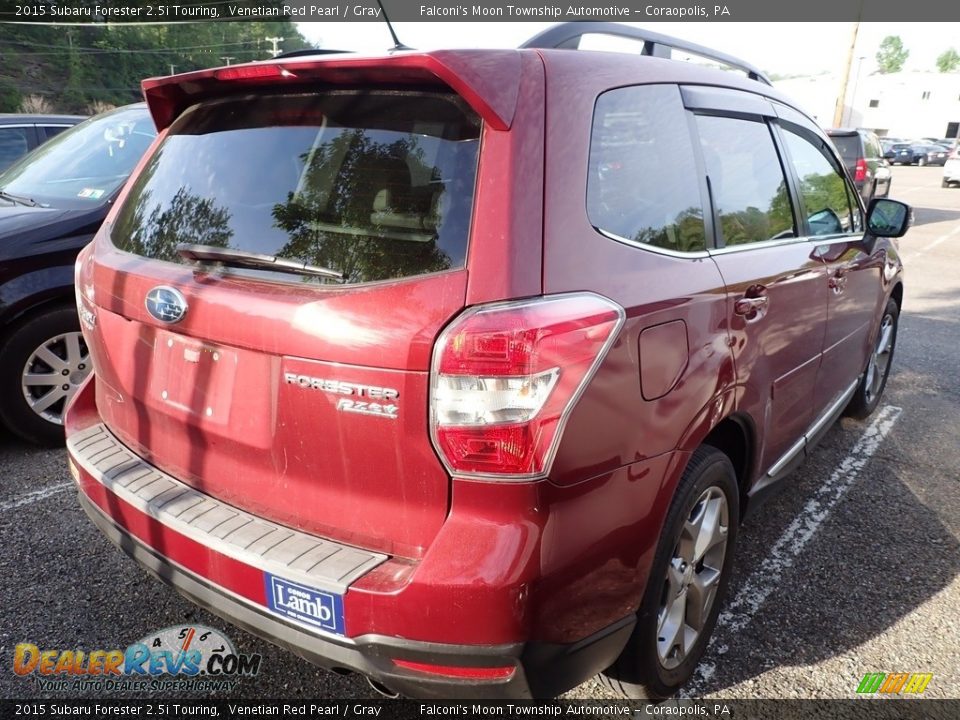 2015 Subaru Forester 2.5i Touring Venetian Red Pearl / Gray Photo #3
