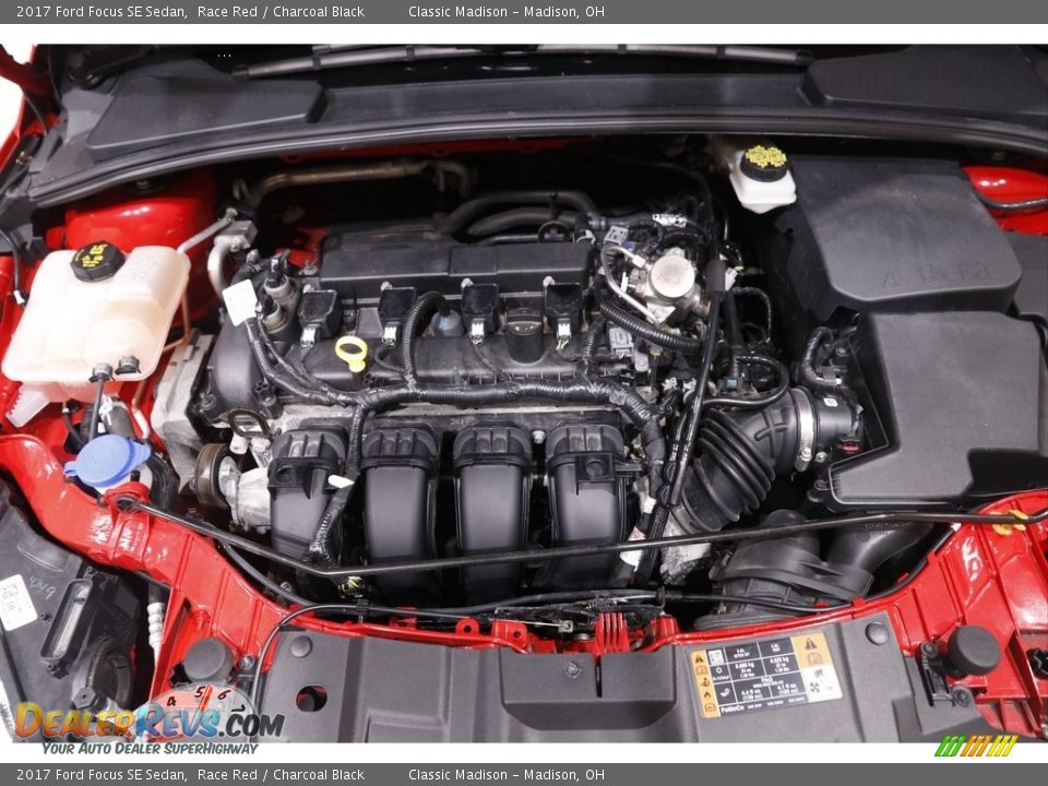 2017 Ford Focus SE Sedan Race Red / Charcoal Black Photo #17