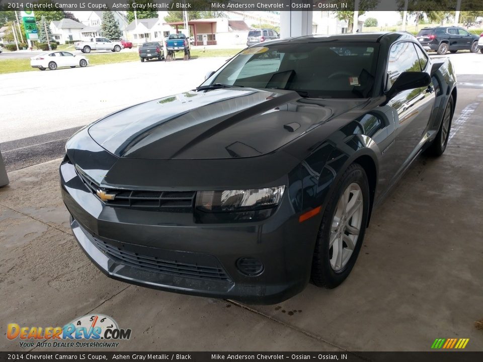 2014 Chevrolet Camaro LS Coupe Ashen Gray Metallic / Black Photo #8