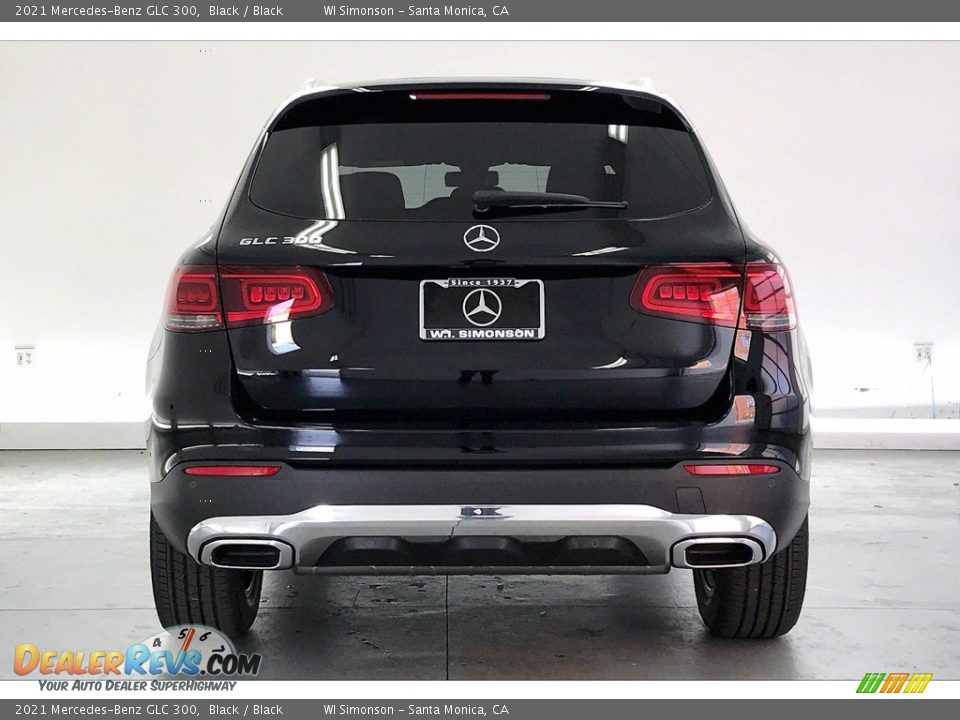 2021 Mercedes-Benz GLC 300 Black / Black Photo #3