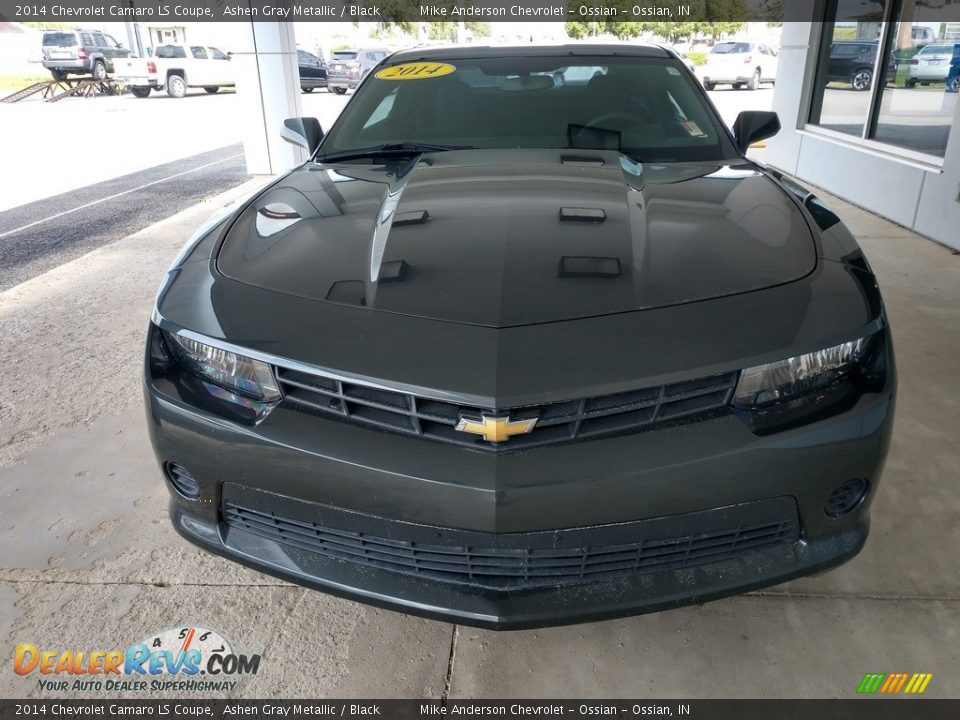 2014 Chevrolet Camaro LS Coupe Ashen Gray Metallic / Black Photo #9