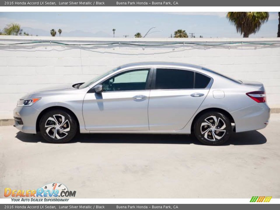 2016 Honda Accord LX Sedan Lunar Silver Metallic / Black Photo #10