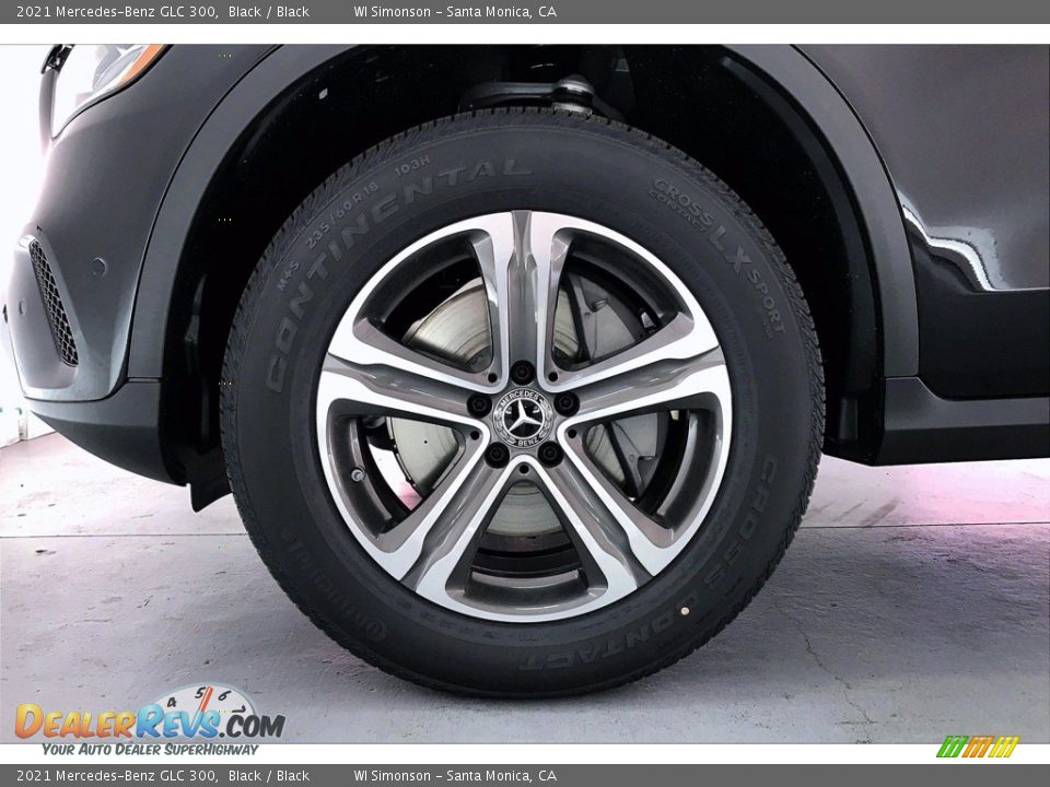2021 Mercedes-Benz GLC 300 Black / Black Photo #10