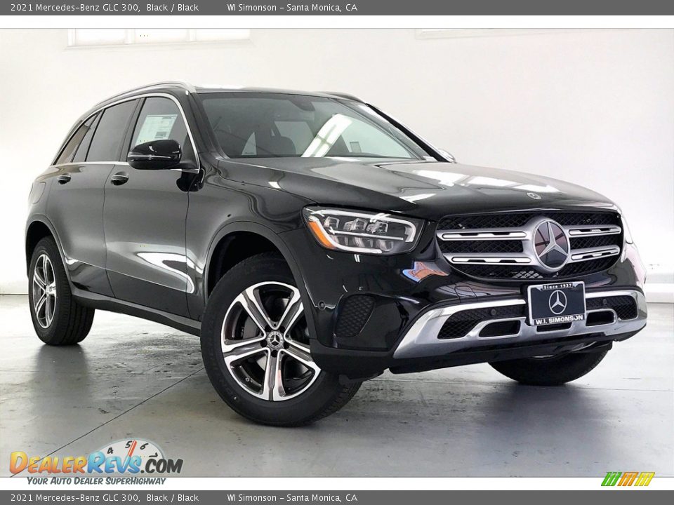 2021 Mercedes-Benz GLC 300 Black / Black Photo #12