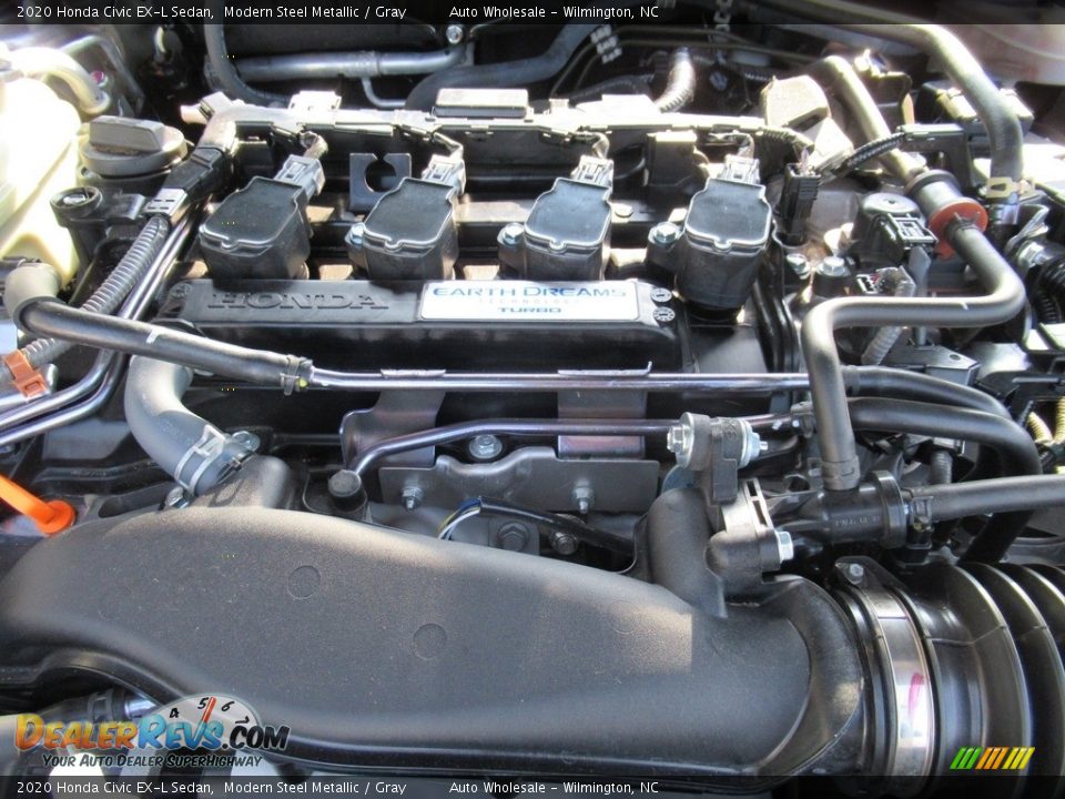 2020 Honda Civic EX-L Sedan Modern Steel Metallic / Gray Photo #6