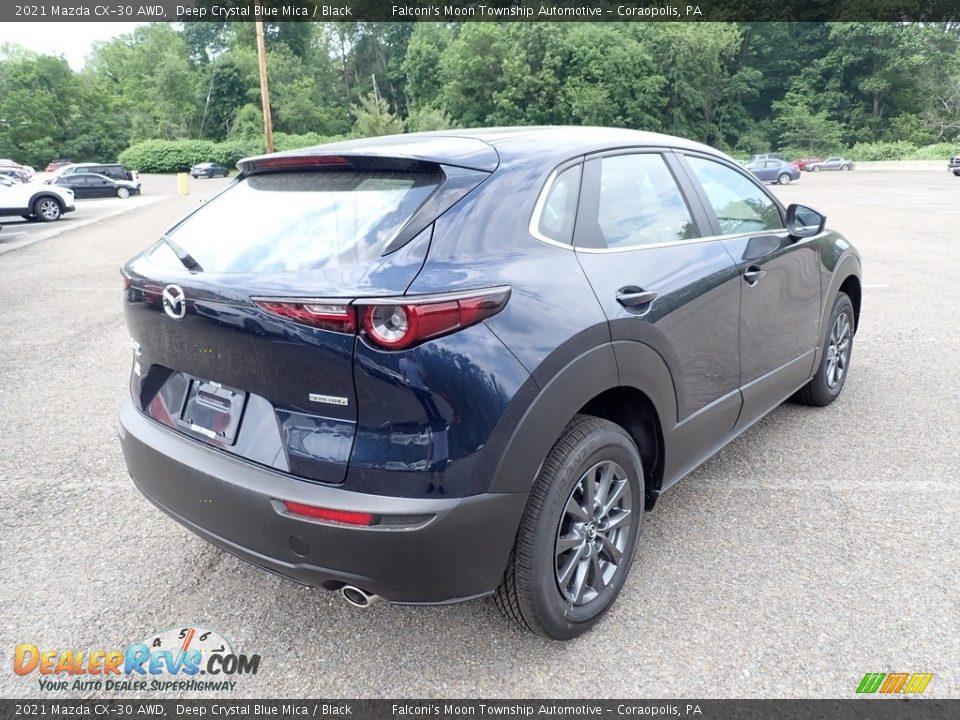 2021 Mazda CX-30 AWD Deep Crystal Blue Mica / Black Photo #2