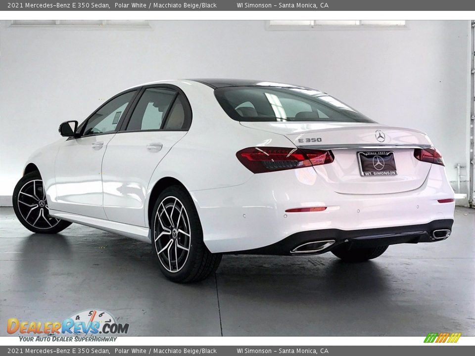 2021 Mercedes-Benz E 350 Sedan Polar White / Macchiato Beige/Black Photo #2