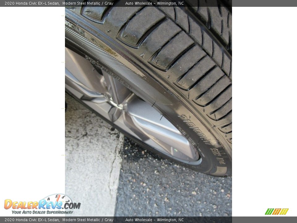 2020 Honda Civic EX-L Sedan Modern Steel Metallic / Gray Photo #8