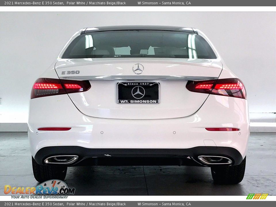 2021 Mercedes-Benz E 350 Sedan Polar White / Macchiato Beige/Black Photo #3