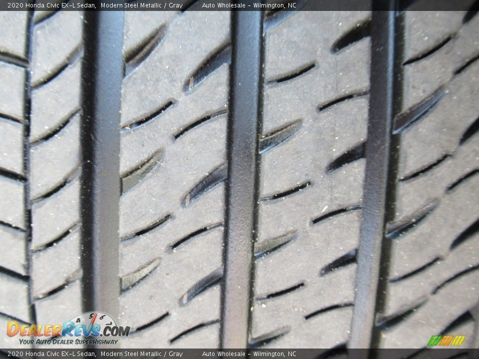 2020 Honda Civic EX-L Sedan Modern Steel Metallic / Gray Photo #9