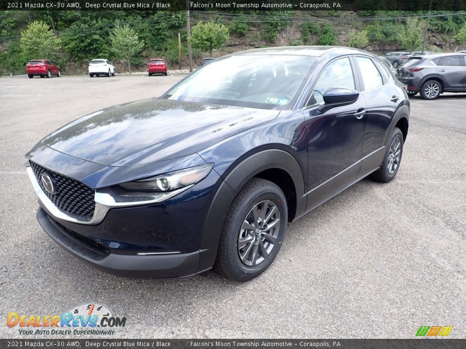 2021 Mazda CX-30 AWD Deep Crystal Blue Mica / Black Photo #5