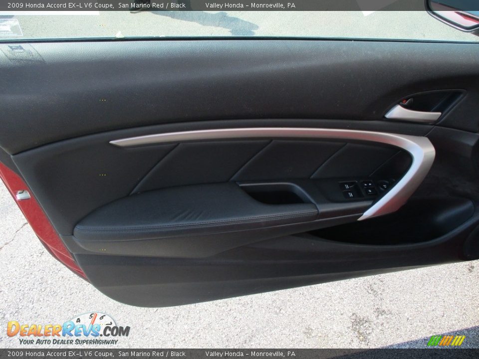 2009 Honda Accord EX-L V6 Coupe San Marino Red / Black Photo #9