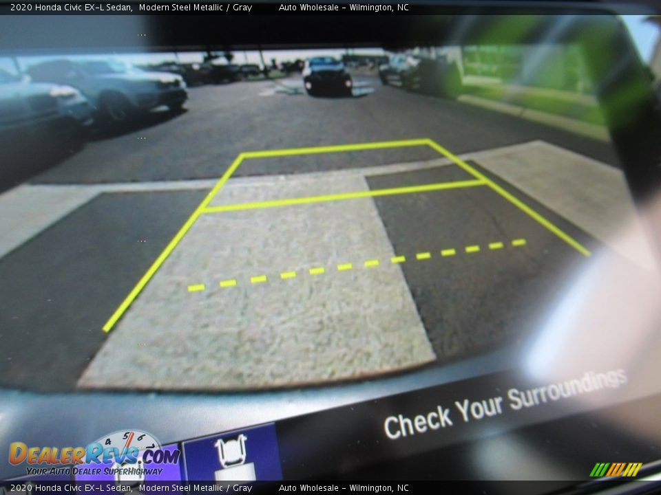 2020 Honda Civic EX-L Sedan Modern Steel Metallic / Gray Photo #18