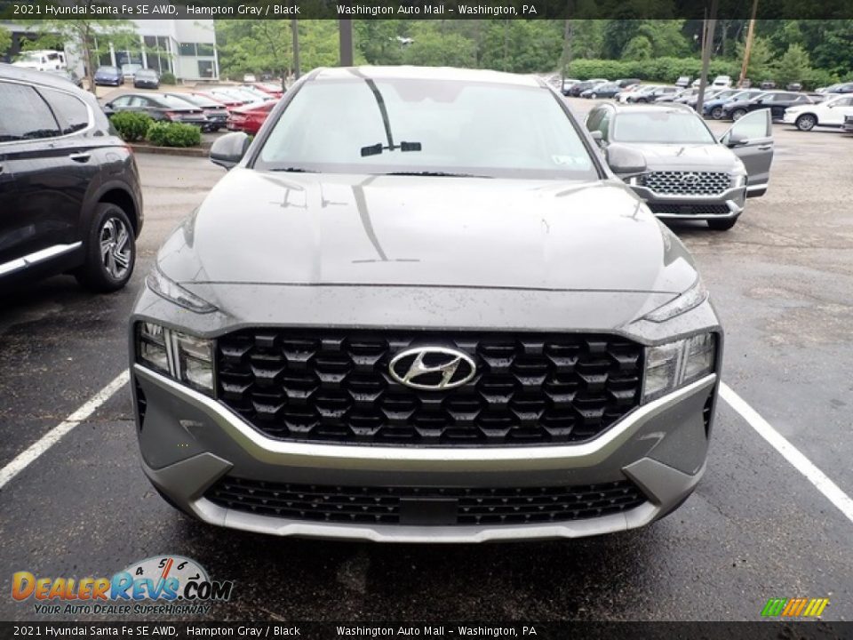 2021 Hyundai Santa Fe SE AWD Hampton Gray / Black Photo #3