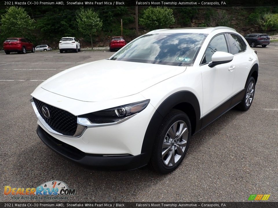 2021 Mazda CX-30 Premium AWD Snowflake White Pearl Mica / Black Photo #5