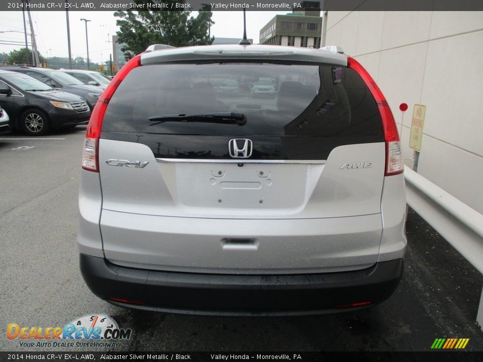 2014 Honda CR-V EX-L AWD Alabaster Silver Metallic / Black Photo #4