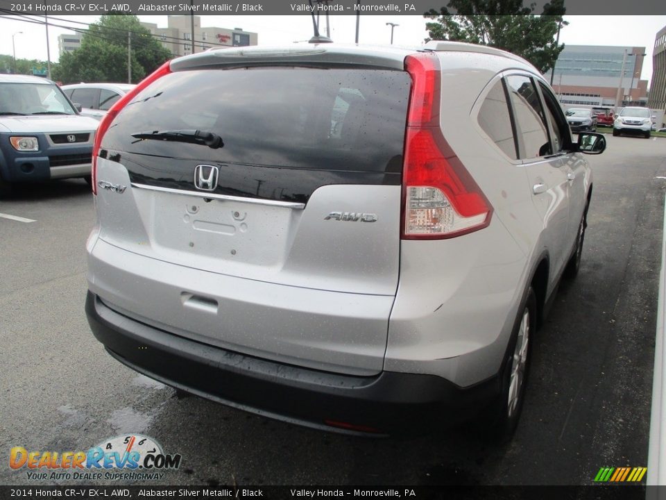 2014 Honda CR-V EX-L AWD Alabaster Silver Metallic / Black Photo #5