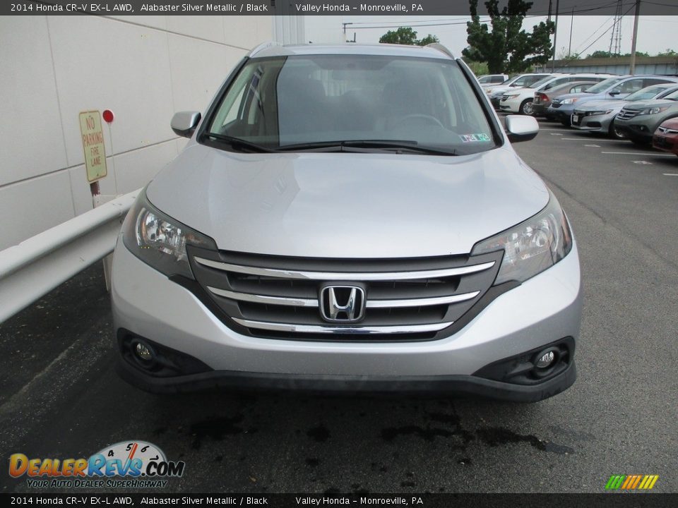 2014 Honda CR-V EX-L AWD Alabaster Silver Metallic / Black Photo #8