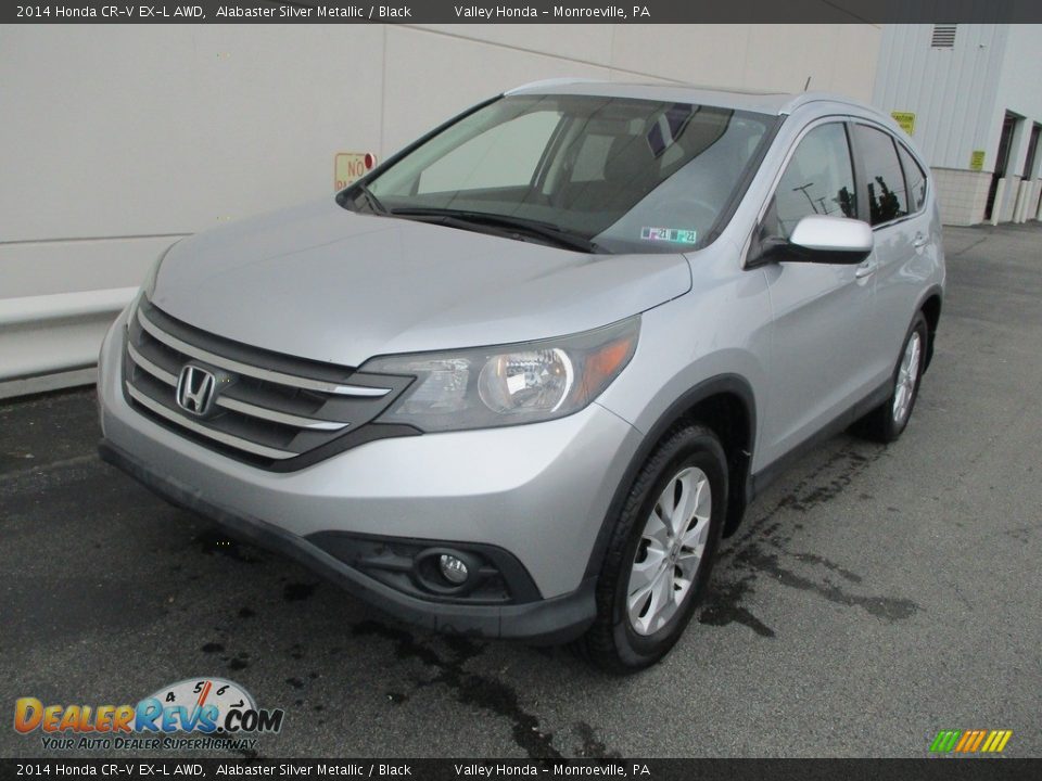 2014 Honda CR-V EX-L AWD Alabaster Silver Metallic / Black Photo #9