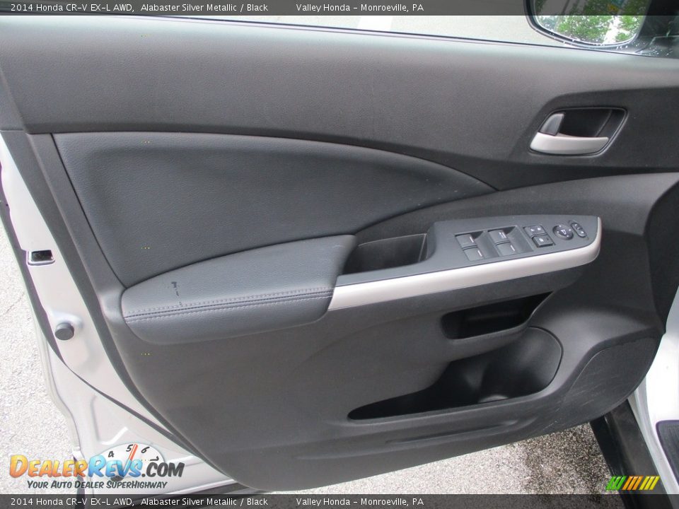 2014 Honda CR-V EX-L AWD Alabaster Silver Metallic / Black Photo #10