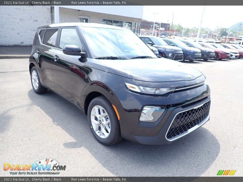2021 Kia Soul LX Cherry Black / Black Photo #3