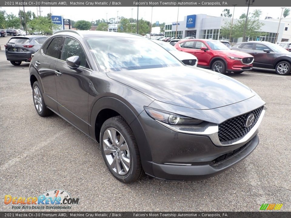 2021 Mazda CX-30 Premium AWD Machine Gray Metallic / Black Photo #3