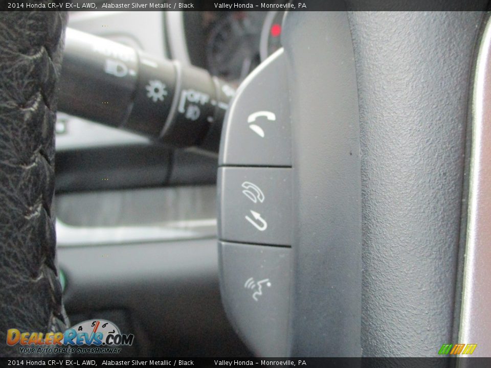 2014 Honda CR-V EX-L AWD Alabaster Silver Metallic / Black Photo #18