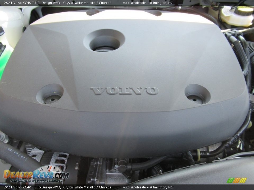 2021 Volvo XC40 T5 R-Design AWD Crystal White Metallic / Charcoal Photo #6