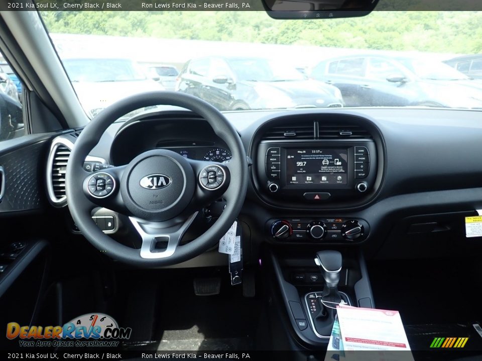 2021 Kia Soul LX Cherry Black / Black Photo #14
