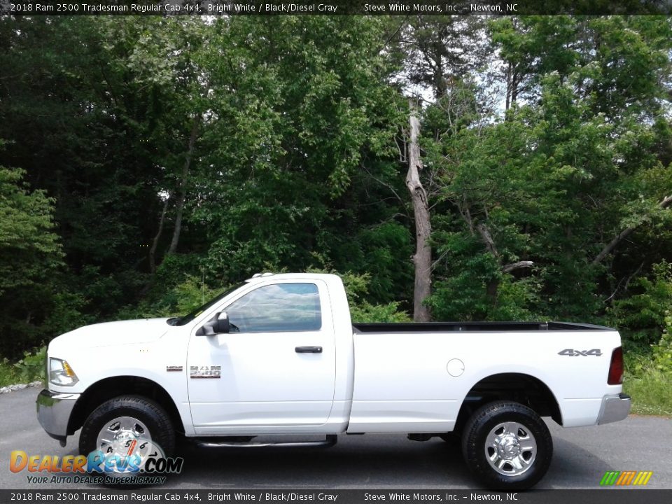 2018 Ram 2500 Tradesman Regular Cab 4x4 Bright White / Black/Diesel Gray Photo #1