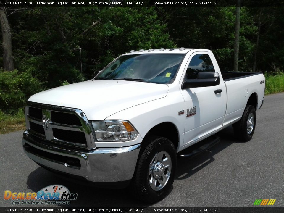 2018 Ram 2500 Tradesman Regular Cab 4x4 Bright White / Black/Diesel Gray Photo #2