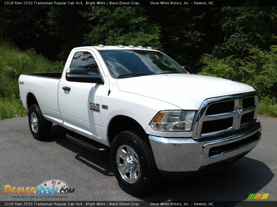 2018 Ram 2500 Tradesman Regular Cab 4x4 Bright White / Black/Diesel Gray Photo #4