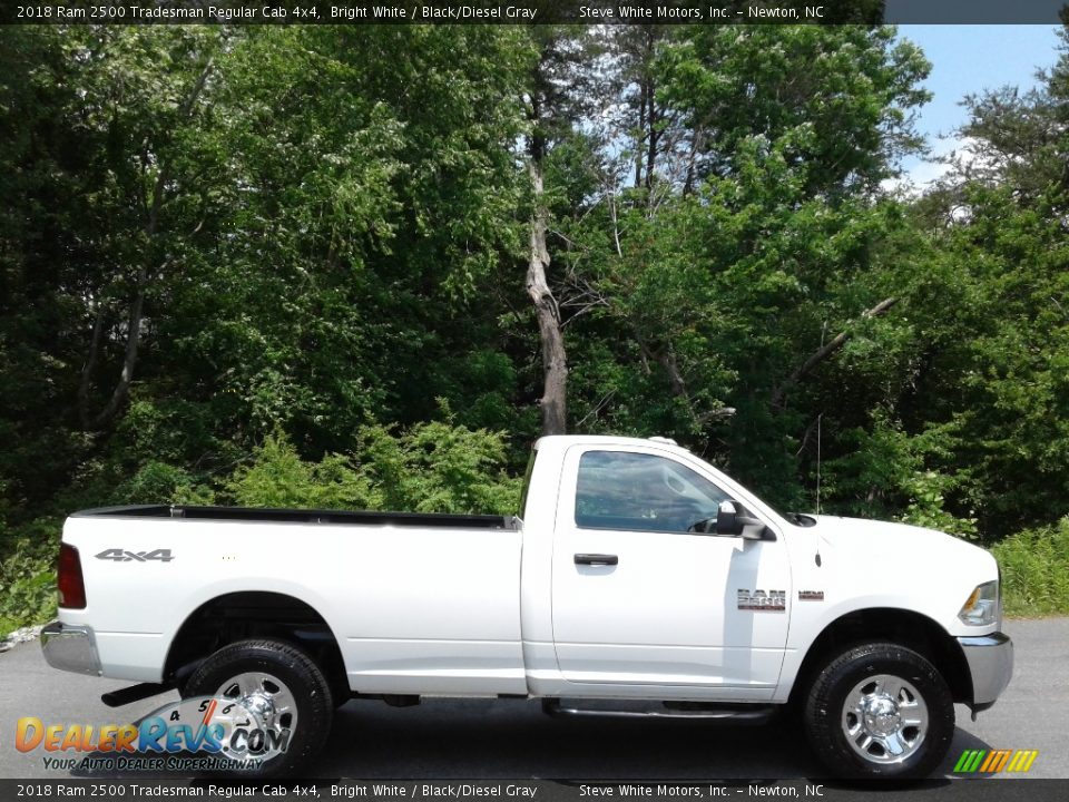 2018 Ram 2500 Tradesman Regular Cab 4x4 Bright White / Black/Diesel Gray Photo #5