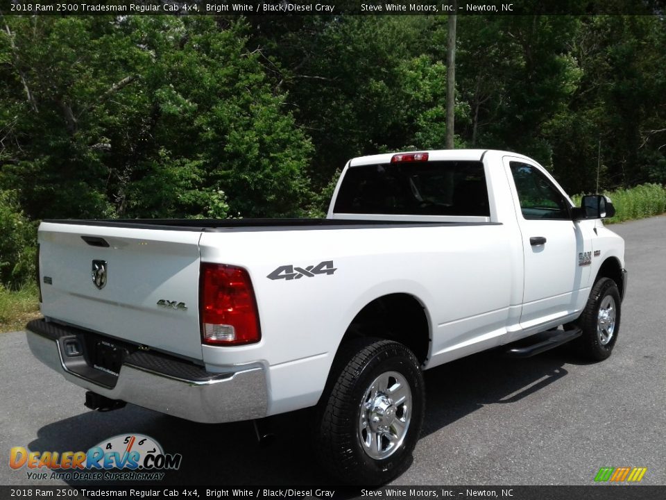 2018 Ram 2500 Tradesman Regular Cab 4x4 Bright White / Black/Diesel Gray Photo #6