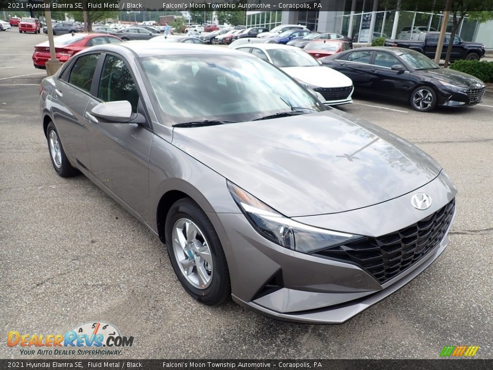 2021 Hyundai Elantra SE Fluid Metal / Black Photo #3