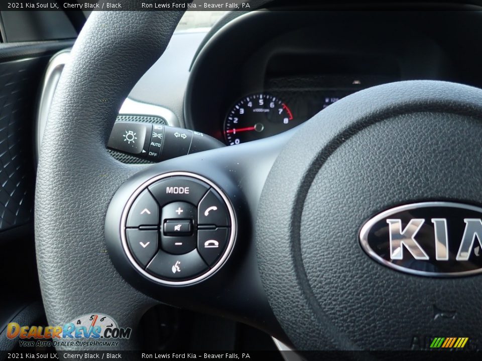 2021 Kia Soul LX Cherry Black / Black Photo #22