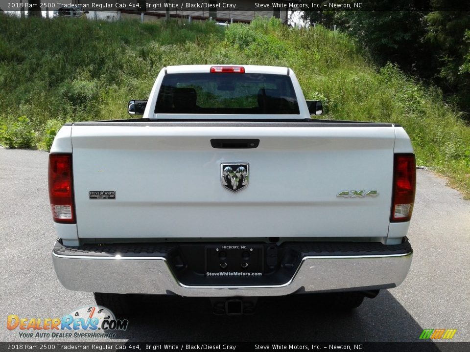 2018 Ram 2500 Tradesman Regular Cab 4x4 Bright White / Black/Diesel Gray Photo #7