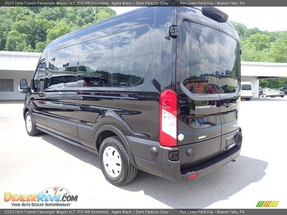 2020 Ford Transit Passenger Wagon XLT 350 MR Extended Agate Black / Dark Palazzo Grey Photo #7