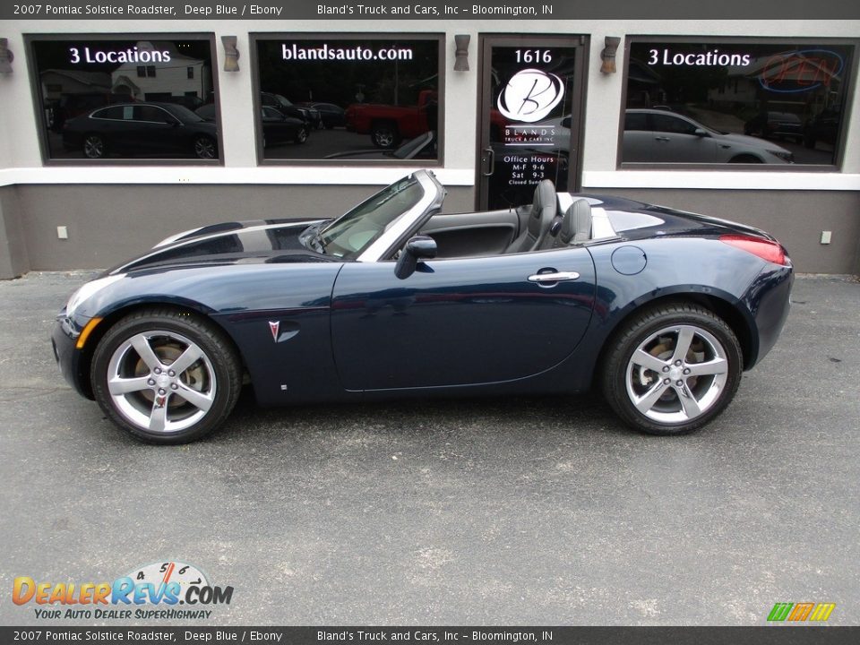 2007 Pontiac Solstice Roadster Deep Blue / Ebony Photo #1