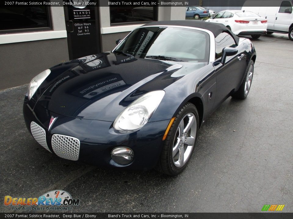 2007 Pontiac Solstice Roadster Deep Blue / Ebony Photo #3