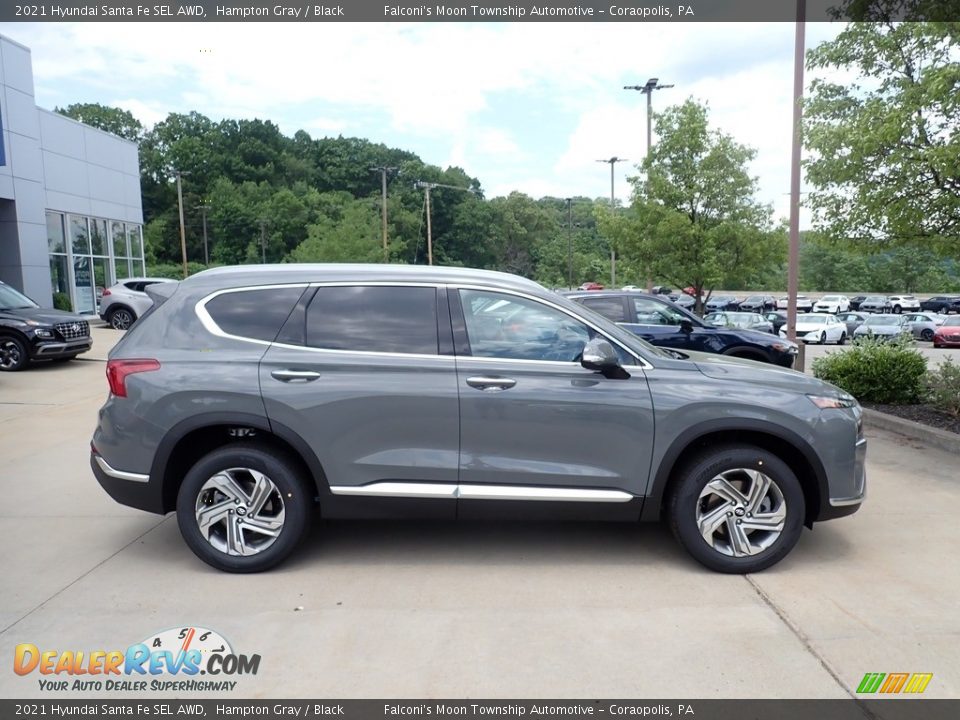 2021 Hyundai Santa Fe SEL AWD Hampton Gray / Black Photo #1