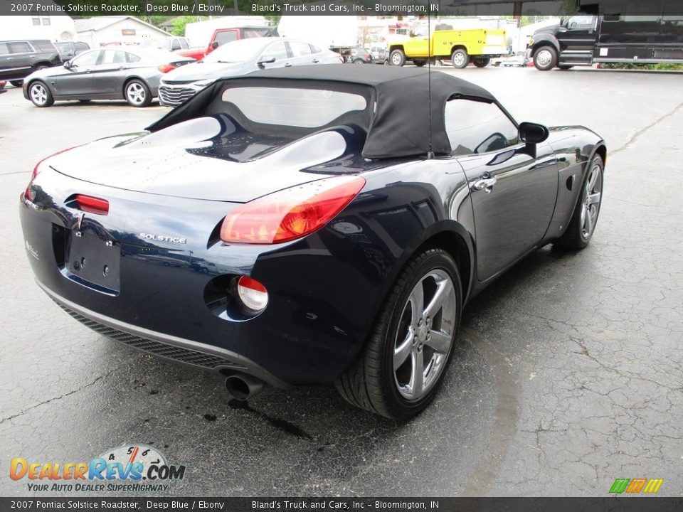 2007 Pontiac Solstice Roadster Deep Blue / Ebony Photo #5