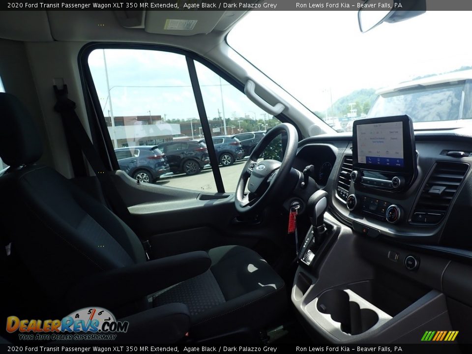 2020 Ford Transit Passenger Wagon XLT 350 MR Extended Agate Black / Dark Palazzo Grey Photo #13