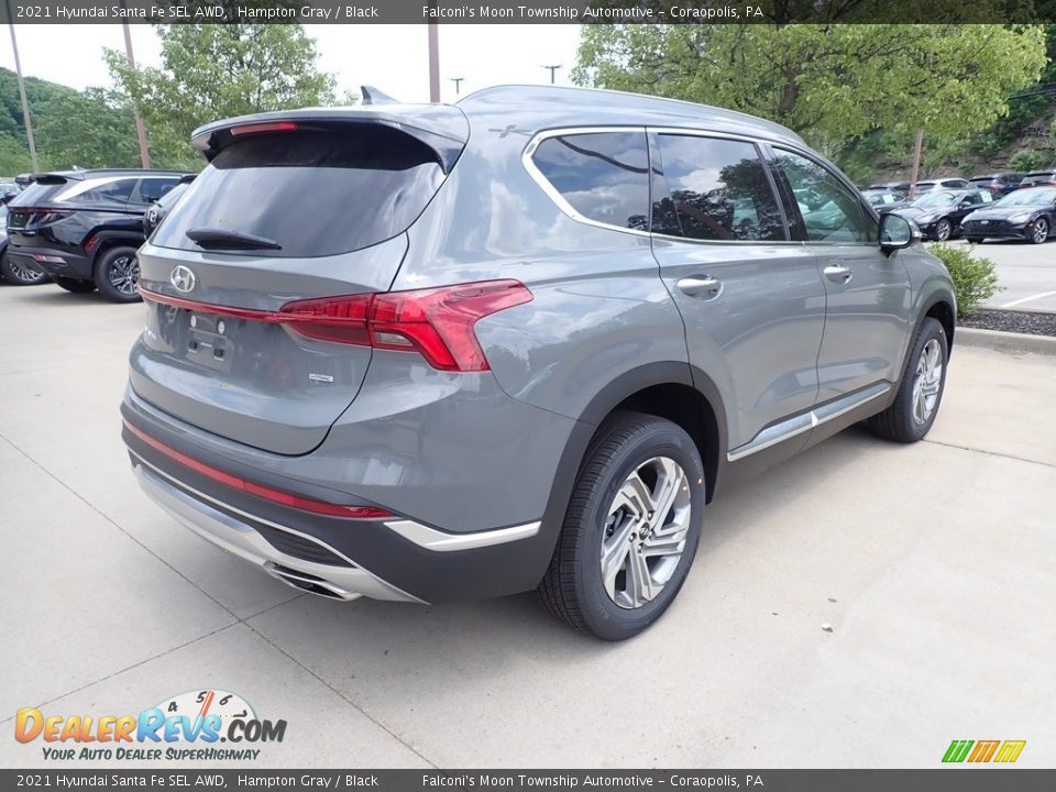 2021 Hyundai Santa Fe SEL AWD Hampton Gray / Black Photo #2