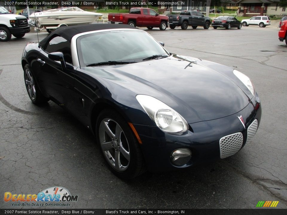 2007 Pontiac Solstice Roadster Deep Blue / Ebony Photo #6