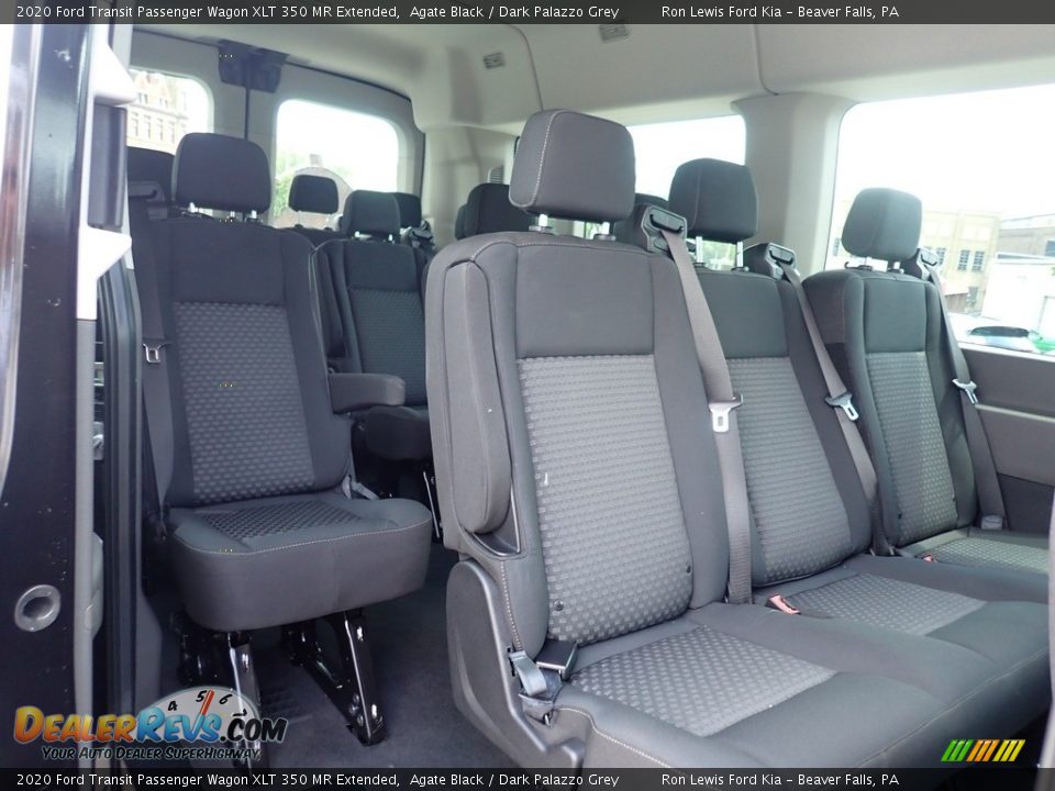 2020 Ford Transit Passenger Wagon XLT 350 MR Extended Agate Black / Dark Palazzo Grey Photo #14