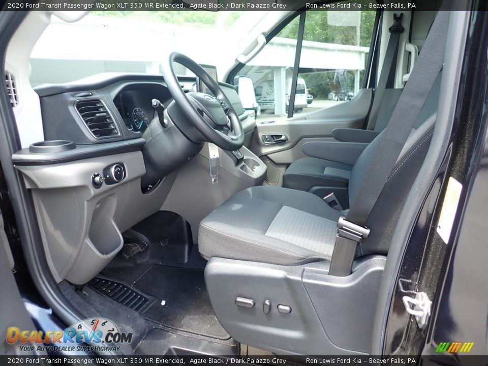 2020 Ford Transit Passenger Wagon XLT 350 MR Extended Agate Black / Dark Palazzo Grey Photo #15