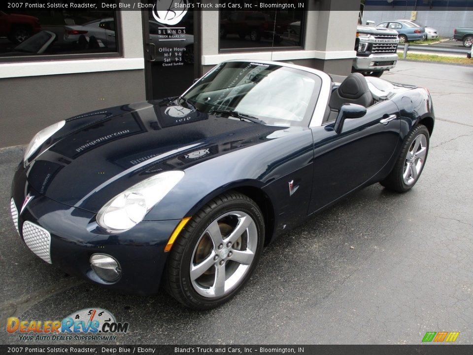 2007 Pontiac Solstice Roadster Deep Blue / Ebony Photo #7